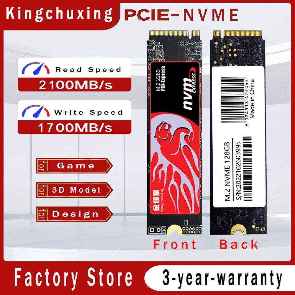 11.11 Kingchuxing SSD Nvme M2 ϵ ̺ SSD, Ʈ ũž SSD  PCIE 3.0, 1TB, 512GB